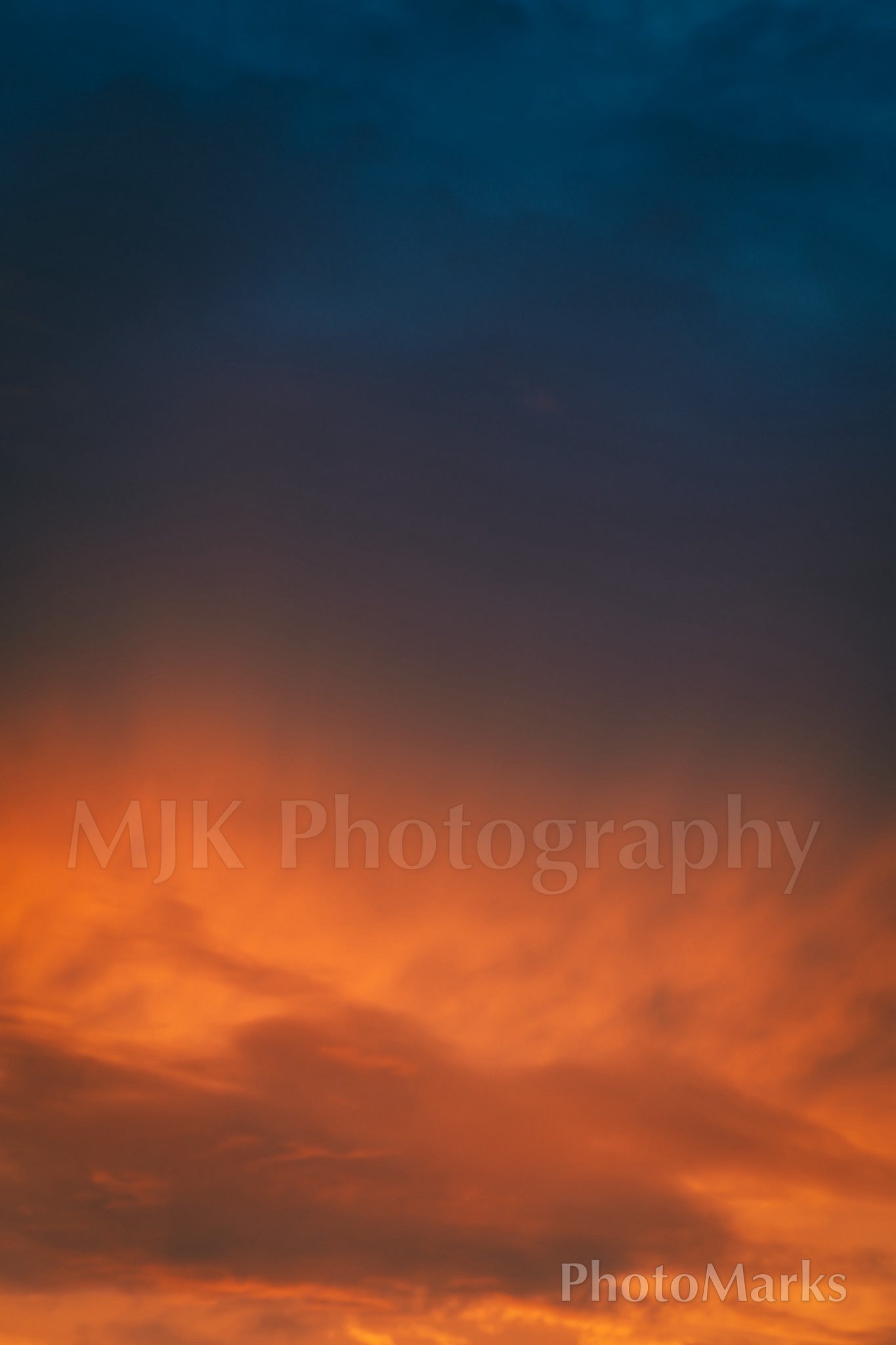 Firey Sunset in Maine, 2025 - Print