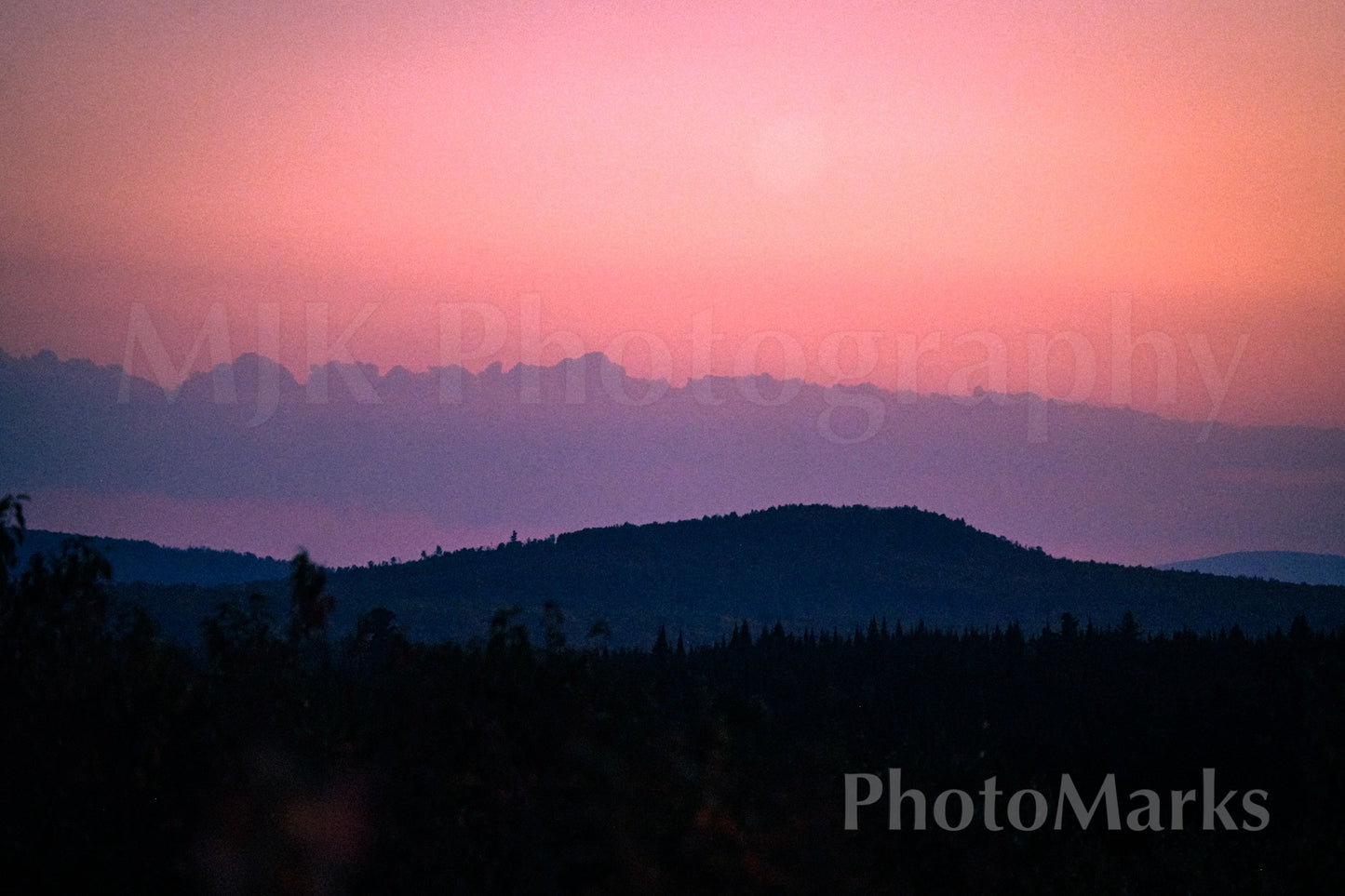 Twilight Over Silent Peaks, 2025 - Print