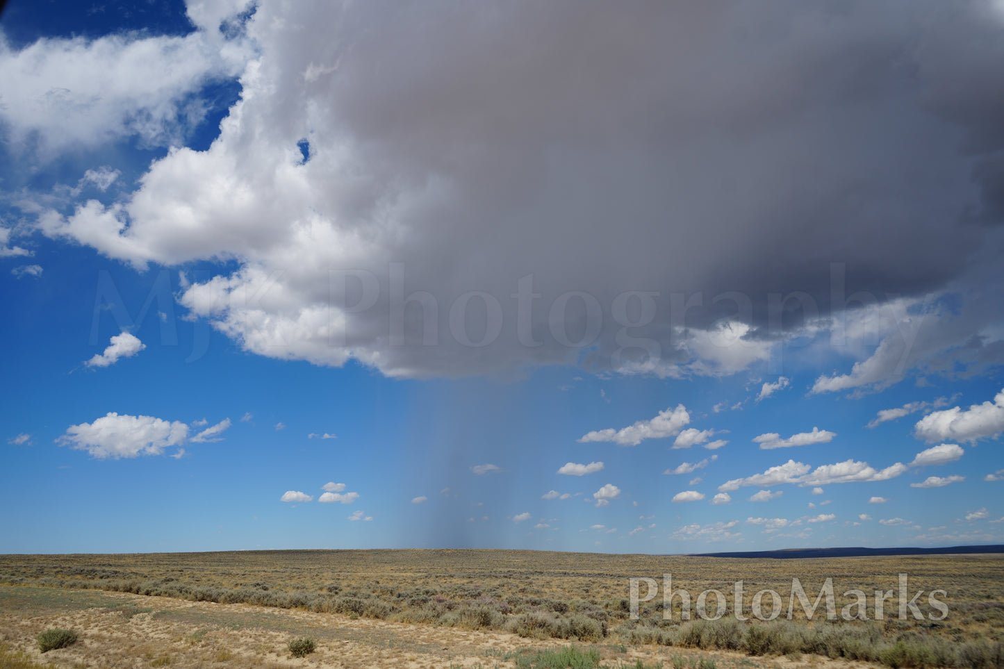 Wyoming Desert Rainfall, 2024 - Print