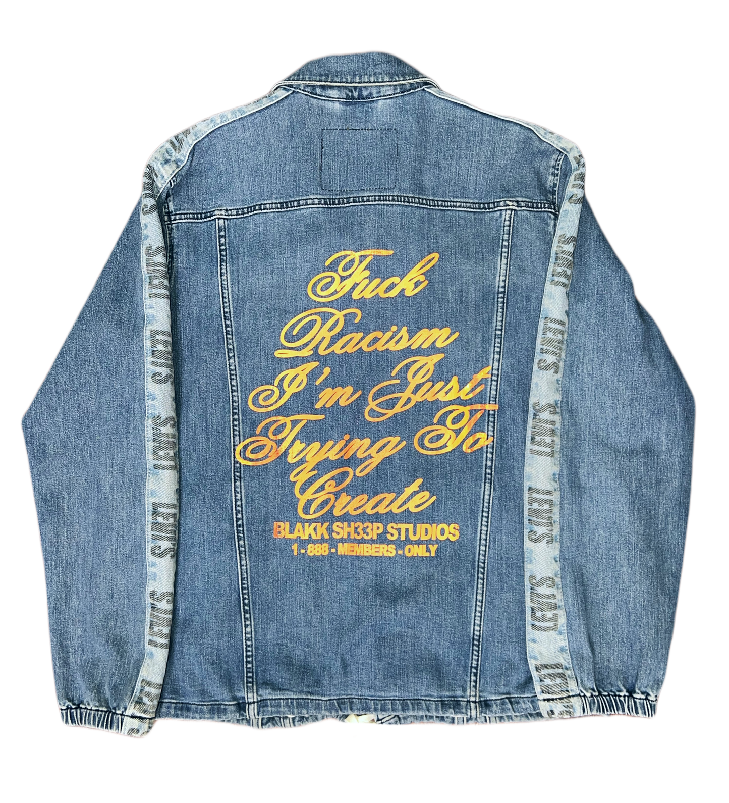 Fuck Racism Denim Jacket