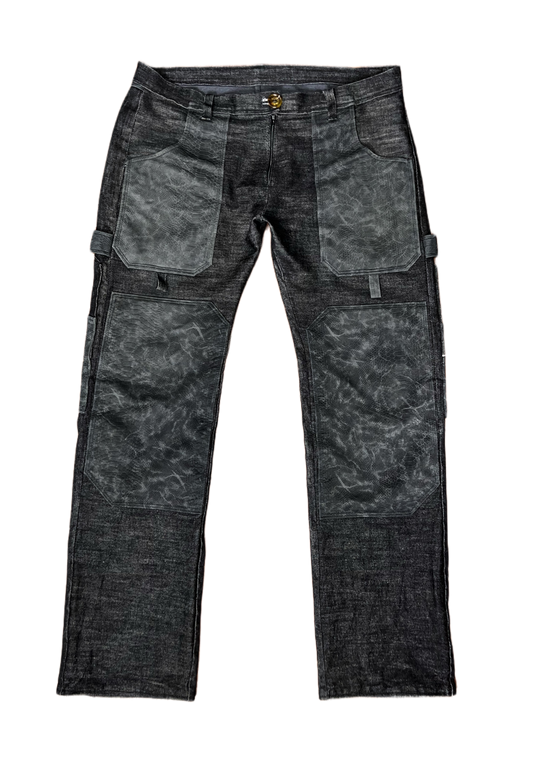 Black On Black Carpenter Pants