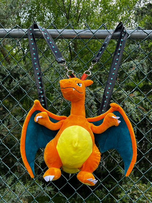 Charizard Bust Down Plush Backpack