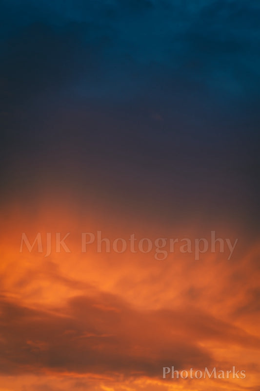 Firey Sunset in Maine, 2025 - Print