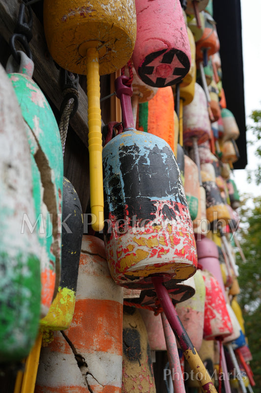 Lobster Buoys in Maine, 2025 - Print