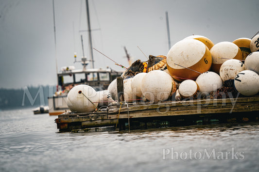 Dockside Buoy Cluster, 2025 - Print