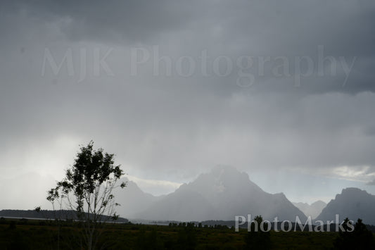 Storm Over the Tetons, 2021 - Print