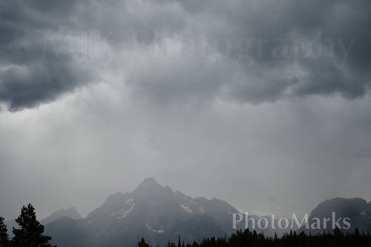 Stormy Grand Teton Landscape, 2021 - Print