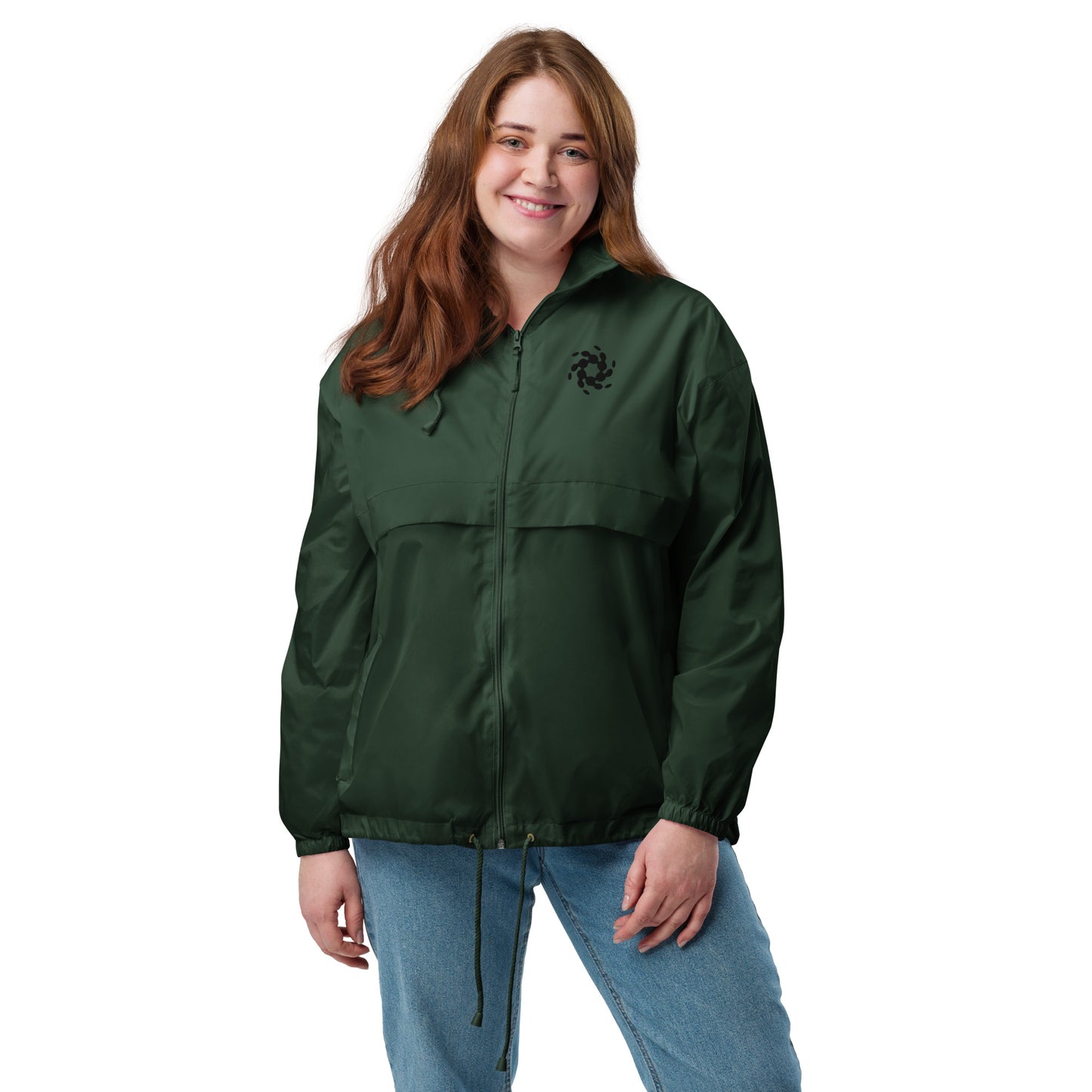 Embroidered Logo Windbreaker