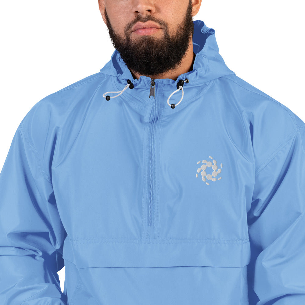 Embroidered Packable Jacket