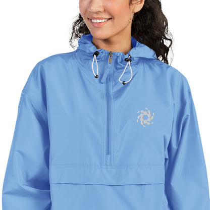 Embroidered Packable Jacket