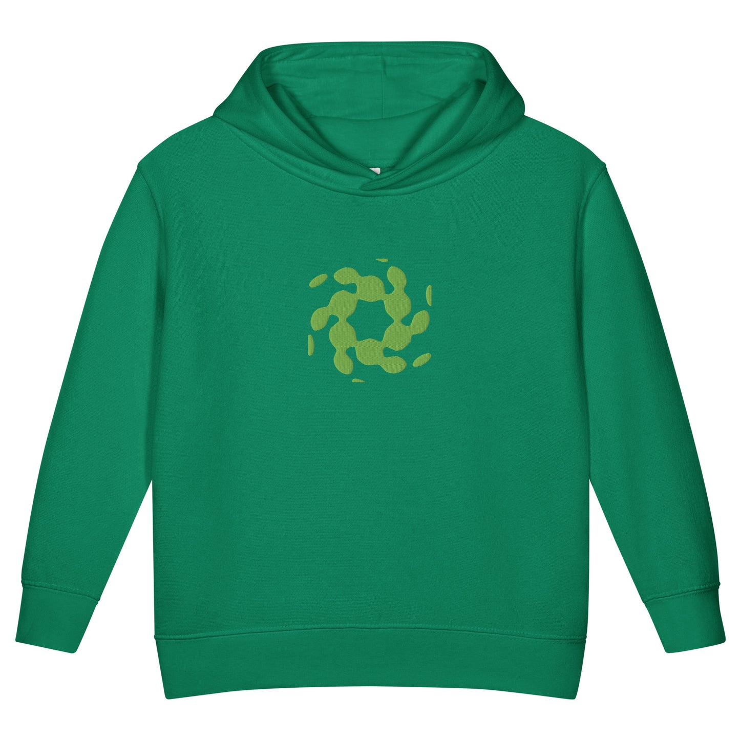Youth Green Embroidered Hoodie