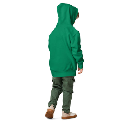 Youth Green Embroidered Hoodie