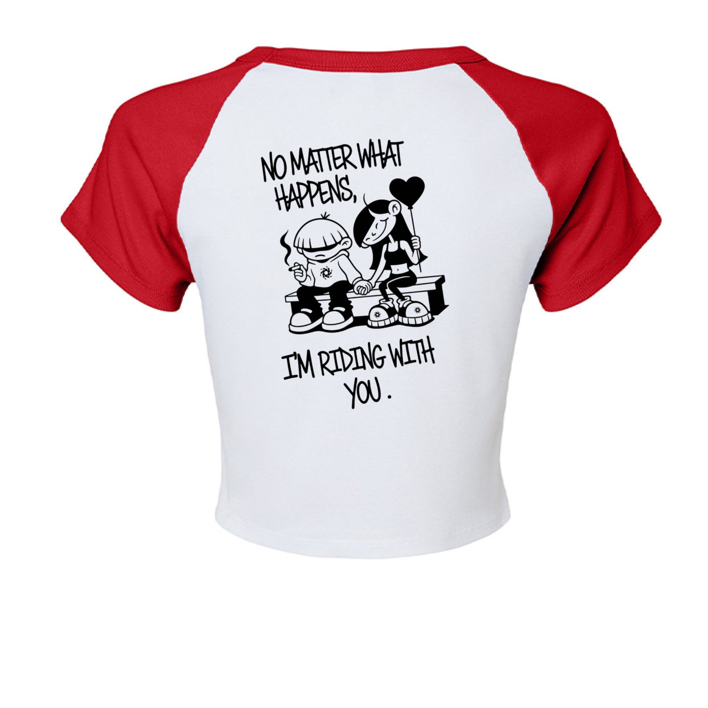 WHITE/ RED - BACK