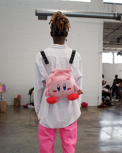 Kirby Bust Down Plush Backpack