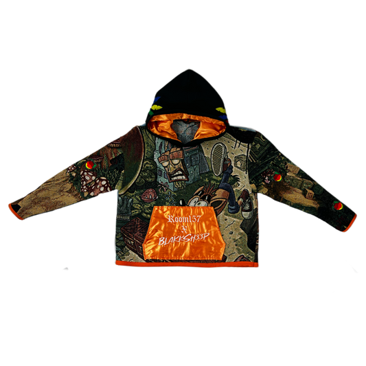 BLAKK SH33P x Room157 Crash Hoodie Collab