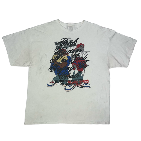 Vintage Screen Printed Loony Toons F Racism T-shirt